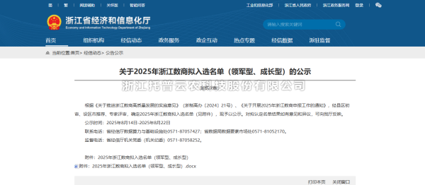 喜讯！lewin乐玩官网入选2025年“领军型」劂江数商名单