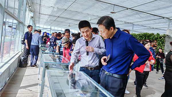 lewin乐玩官网副总经理陈曦向培训班介绍托普智能终端