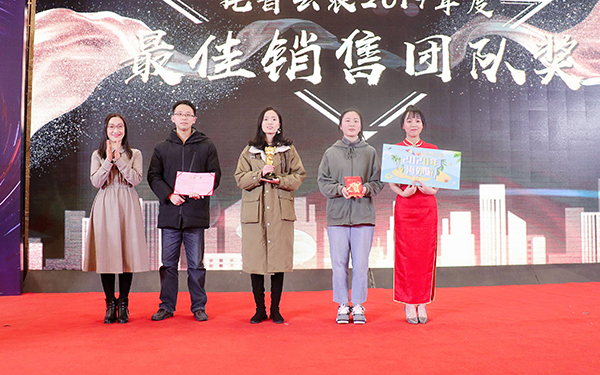 lewin乐玩官网先进团队与幼我的颁奖瞬间（部门）